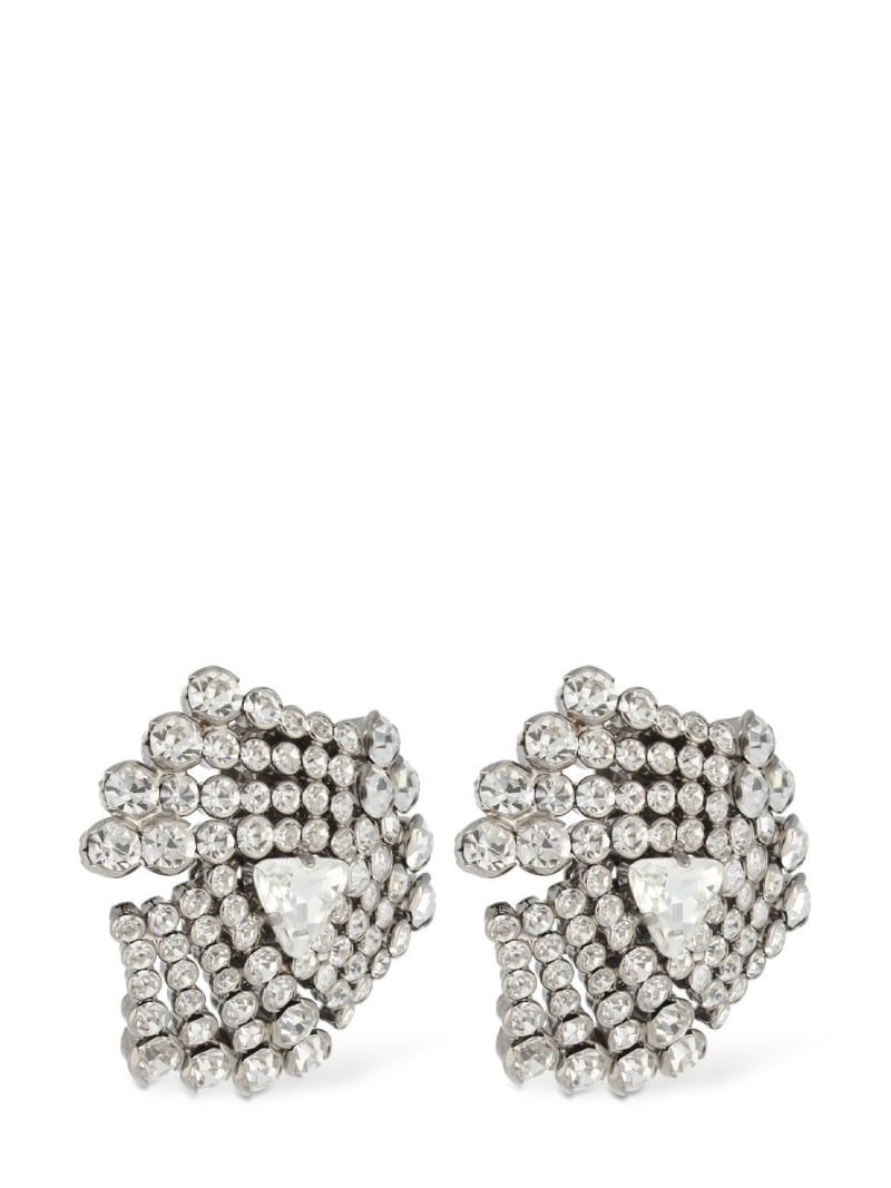 Crystal stud earrings - 3