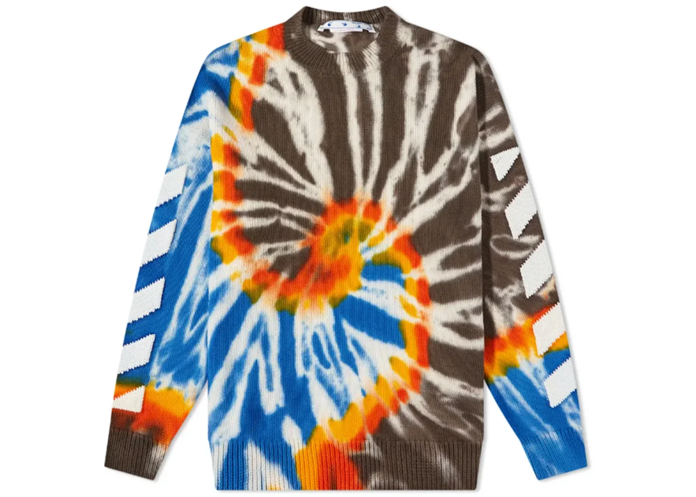 OFF-WHITE Tie Dye Knit Brown/Blue/Multi - 1