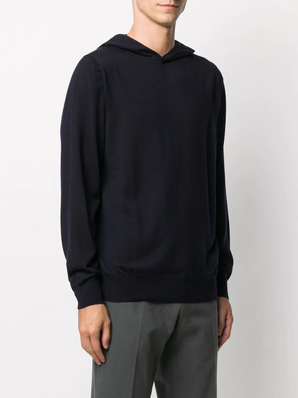 relaxed hooded sweater  - 3