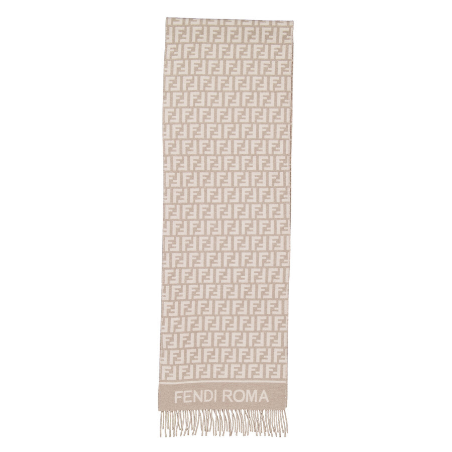 Fendi Fringe End Wool Scarf - 3