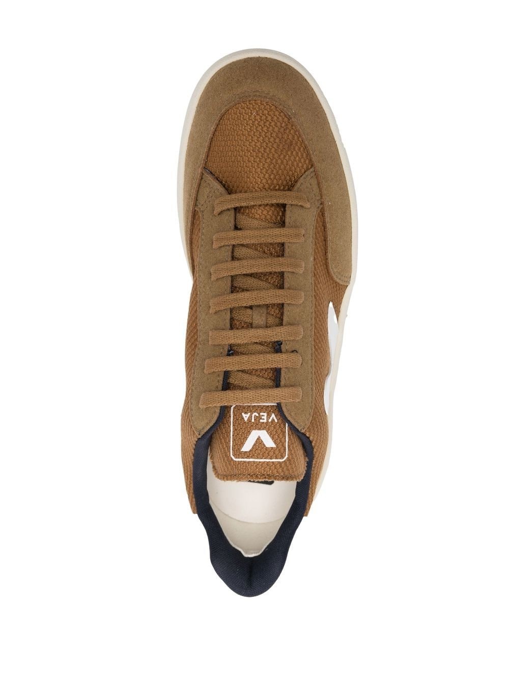 logo-patch low-top sneakers - 4