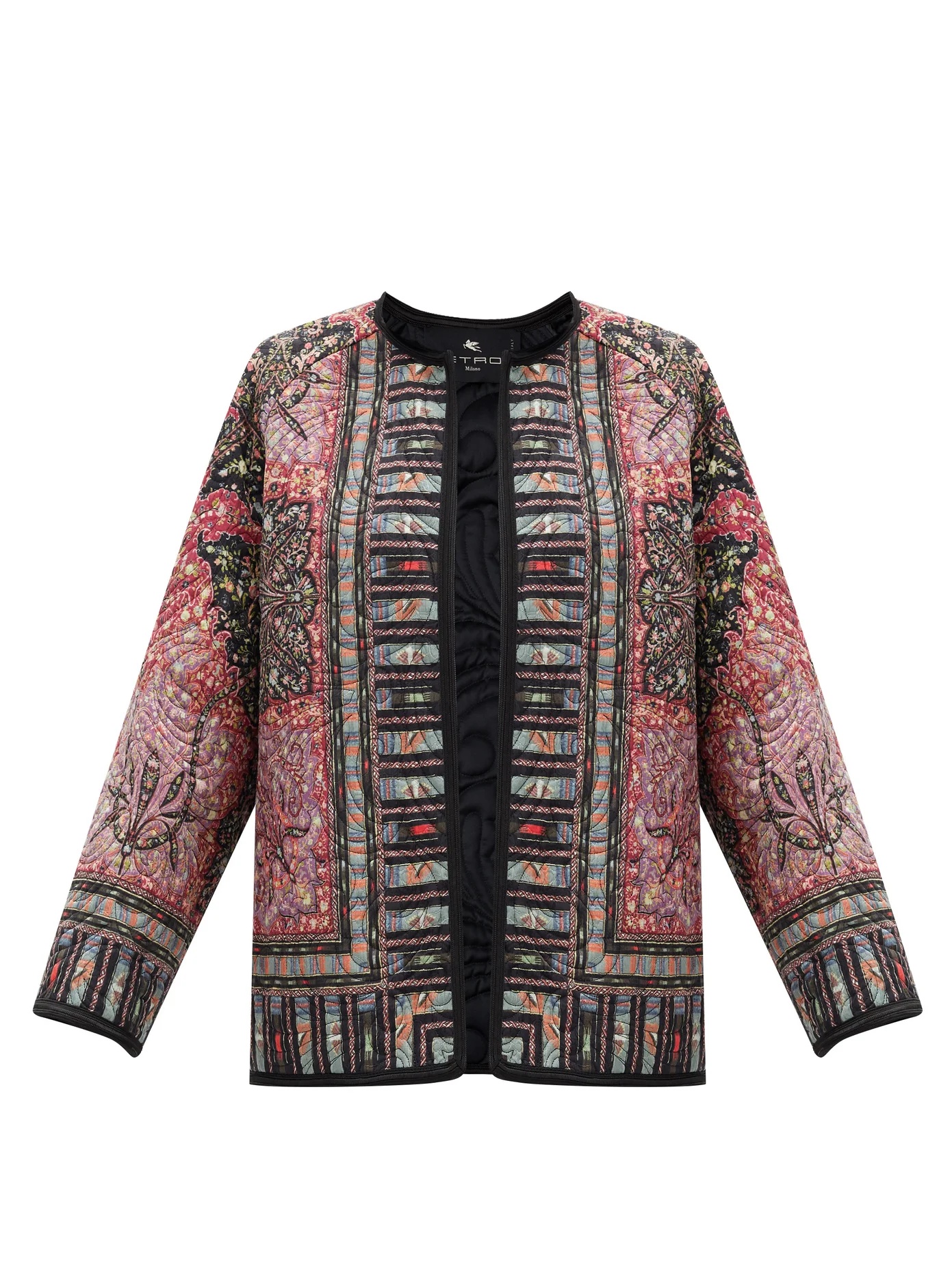 Brumby floral-print quilted jacket - 1