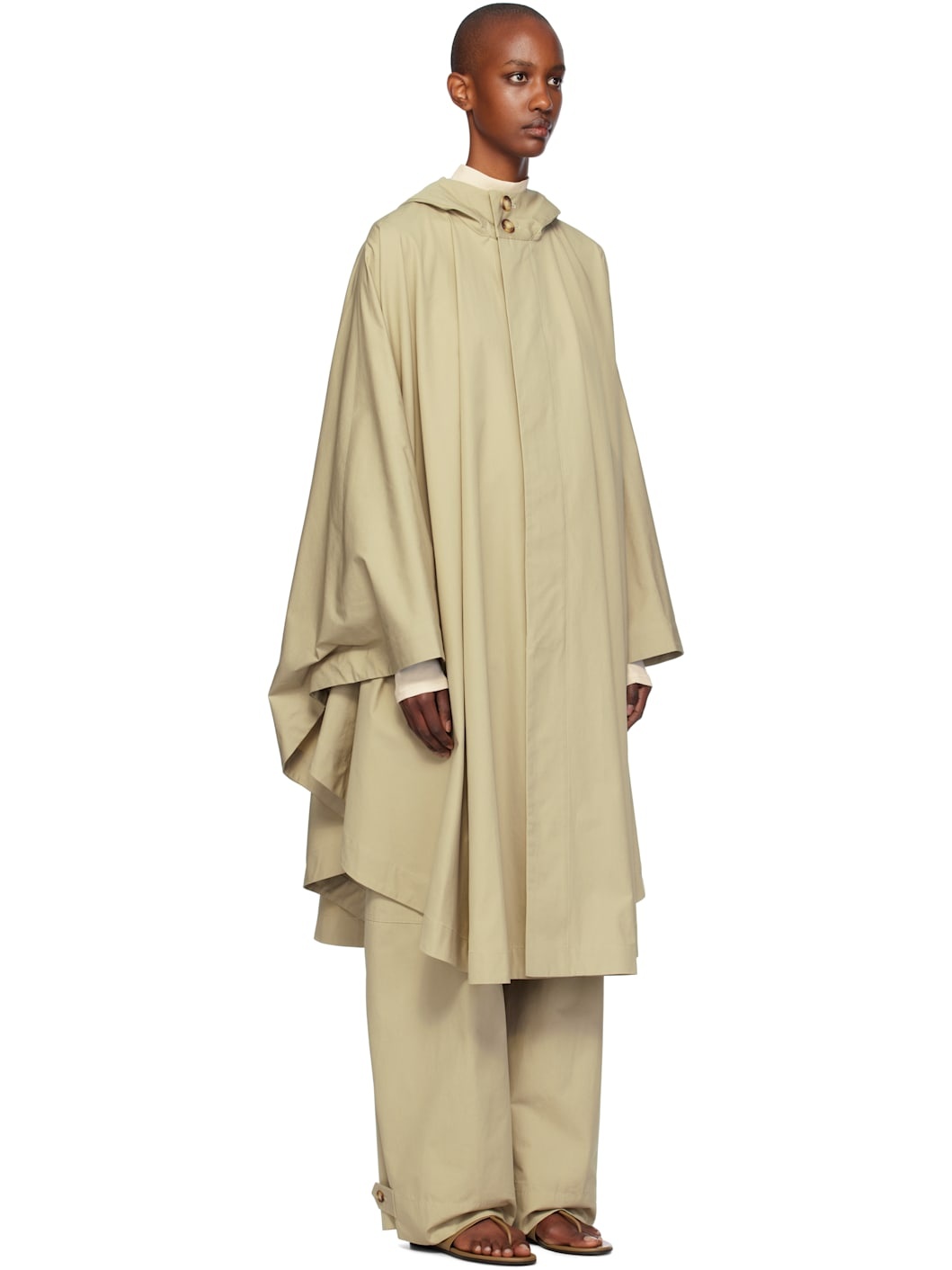 Beige Odin Trench Coat - 2