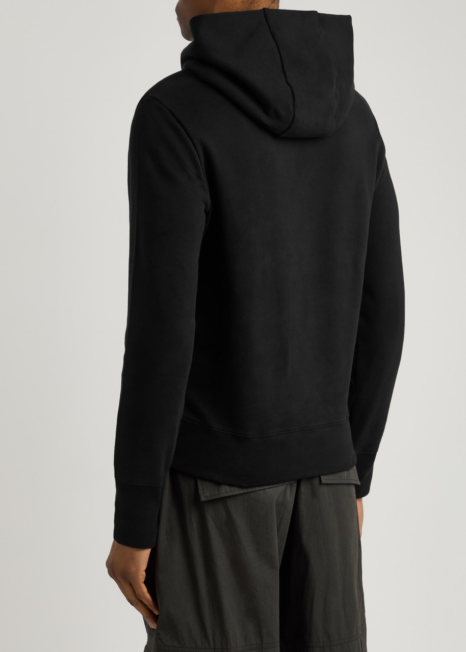 Moncler Logo-appliquéd Hooded Cotton Sweatshirt - 3