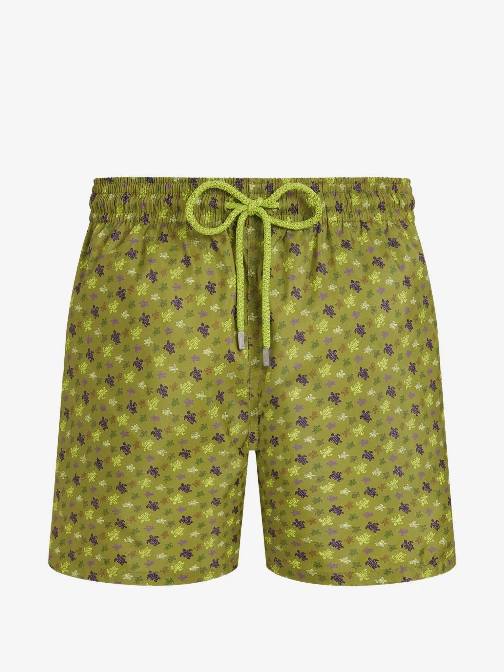 turtle-print swim shorts - 1