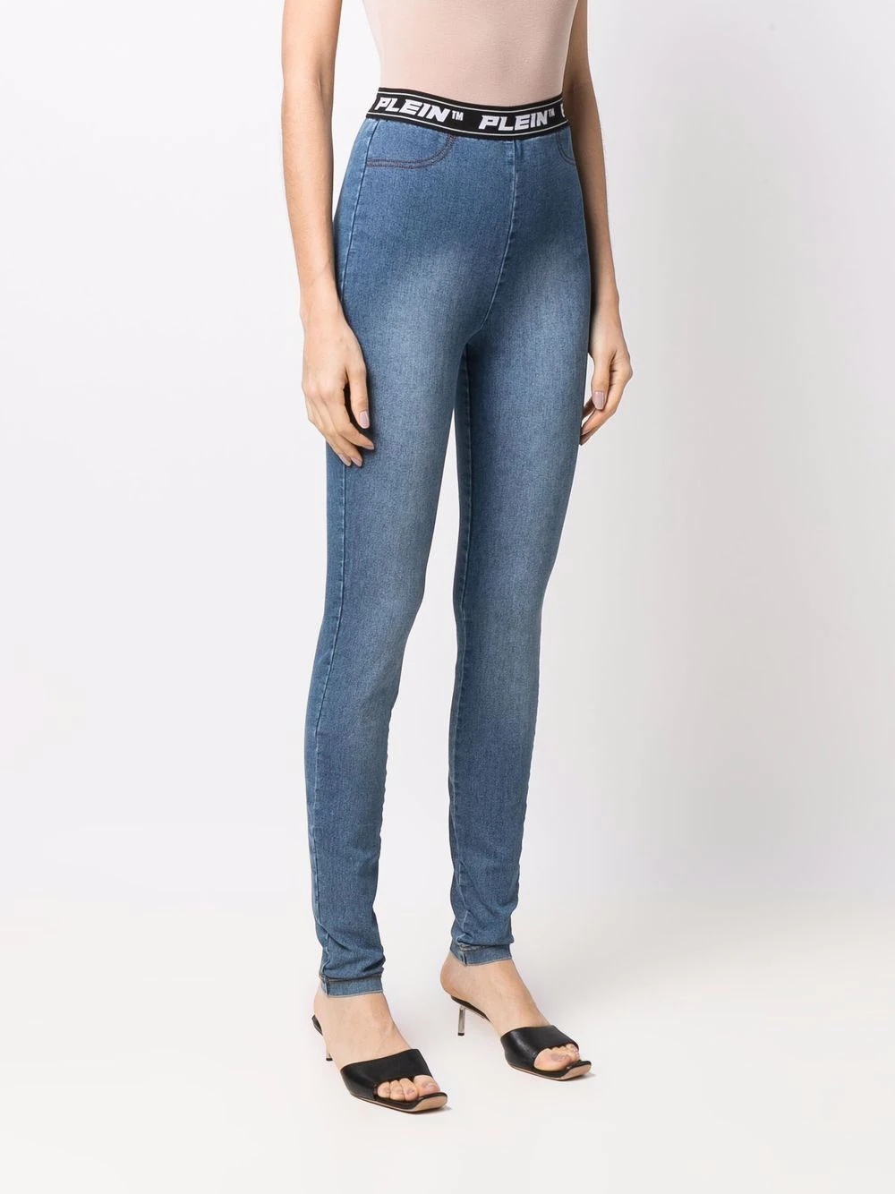 logo-waistband leggings - 3