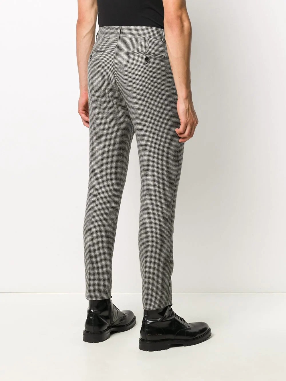 slim-fit tailored trousers - 4