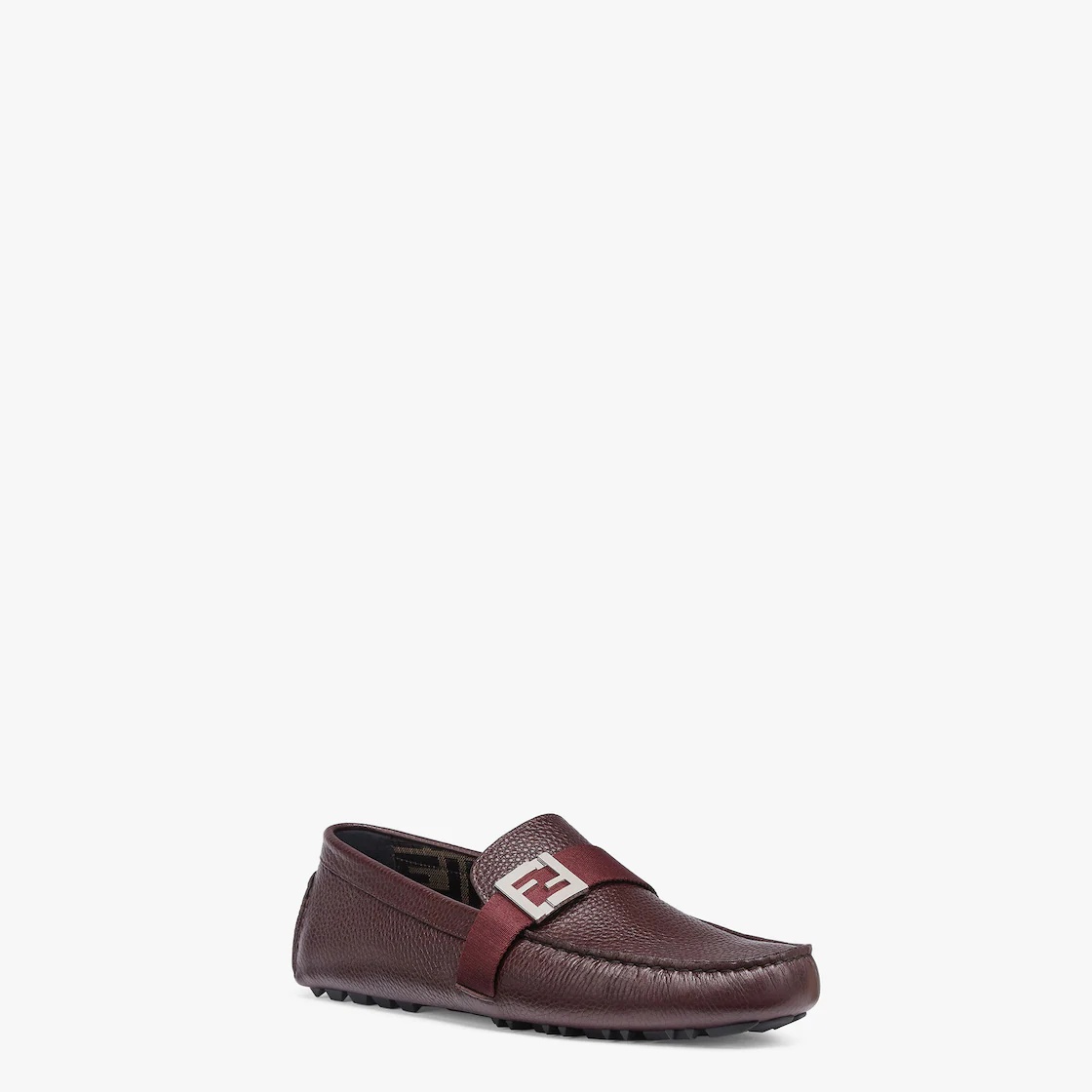 Burgundy leather drivers - 2