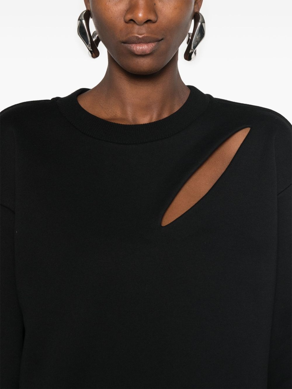 logo-embroidered sweatshirt - 5