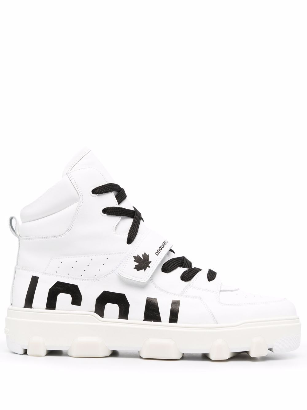 Basket high-top leather sneakers - 1