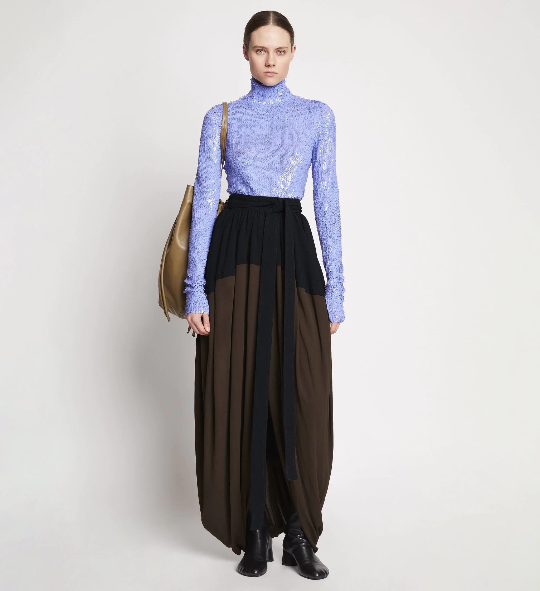 Crepe Jersey Skirt - 2