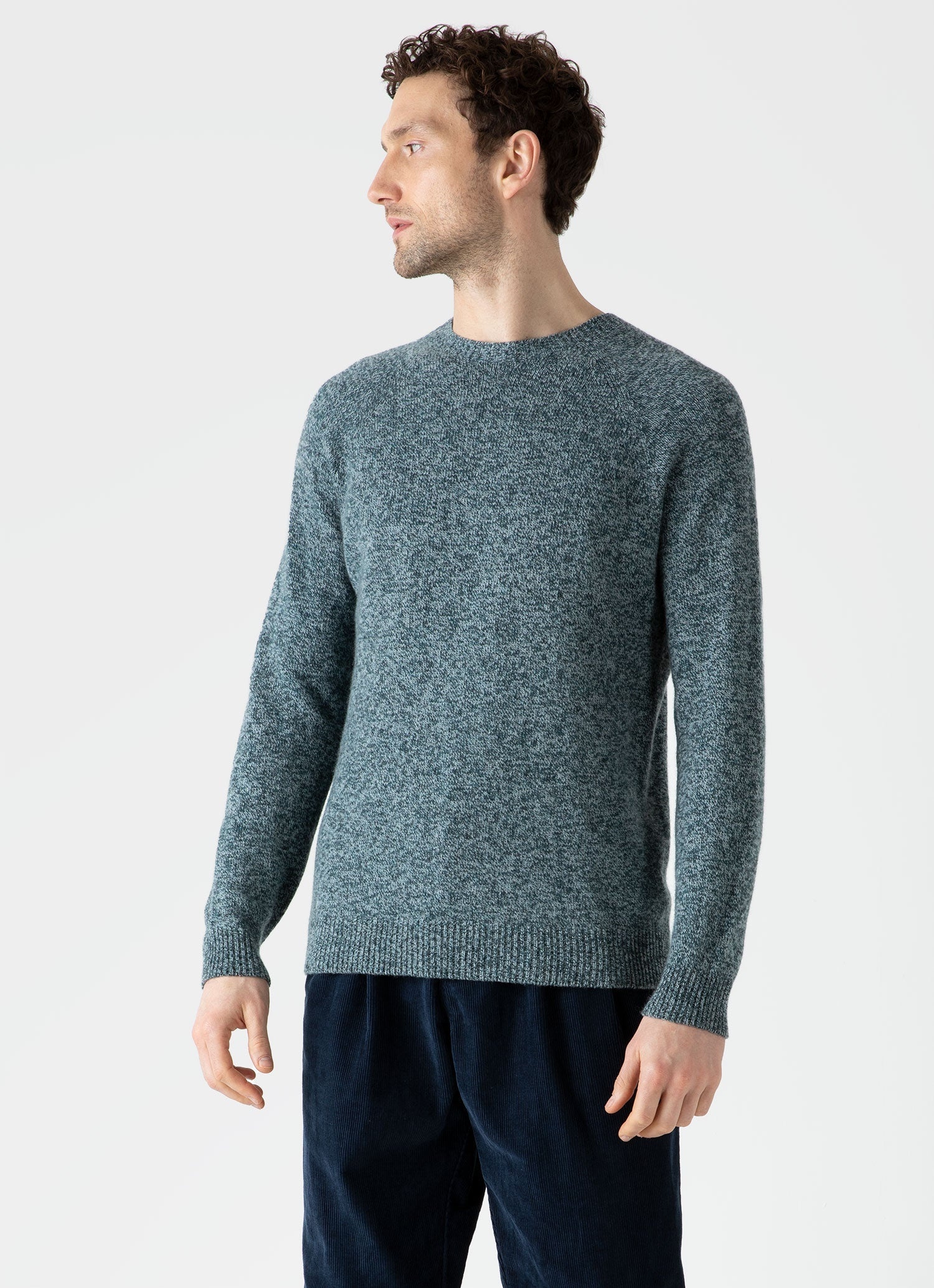 Lambswool Crew Neck Jumper - 2