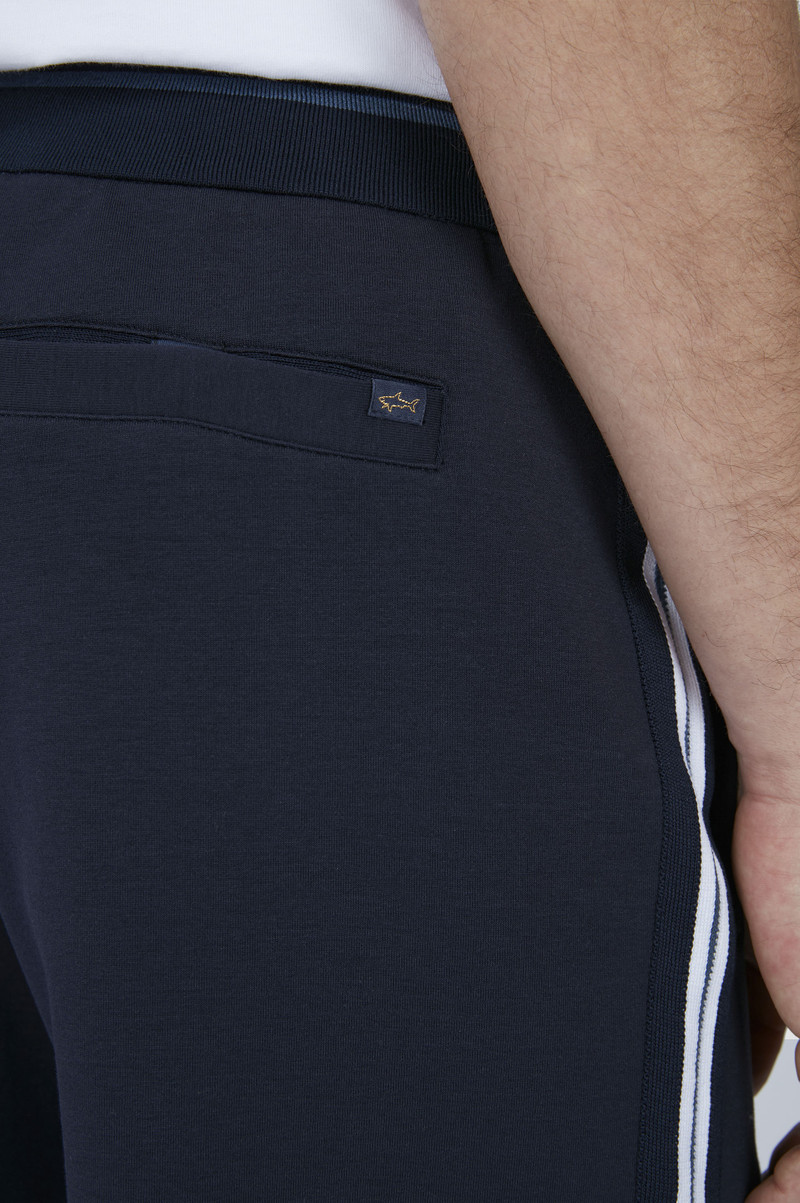 X-SOFT FLEECE SPORTS BERMUDA WITH STRIPED DETAILS 4