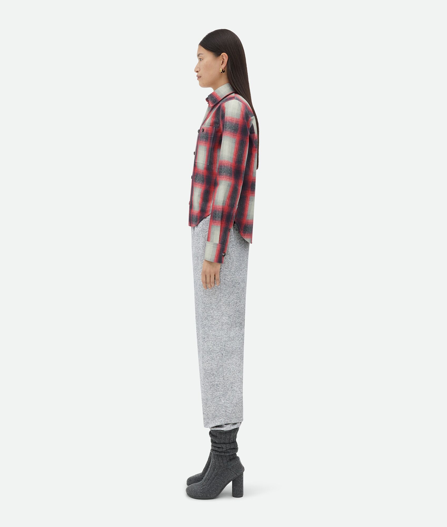 Printed Leather Check Shirt - 2