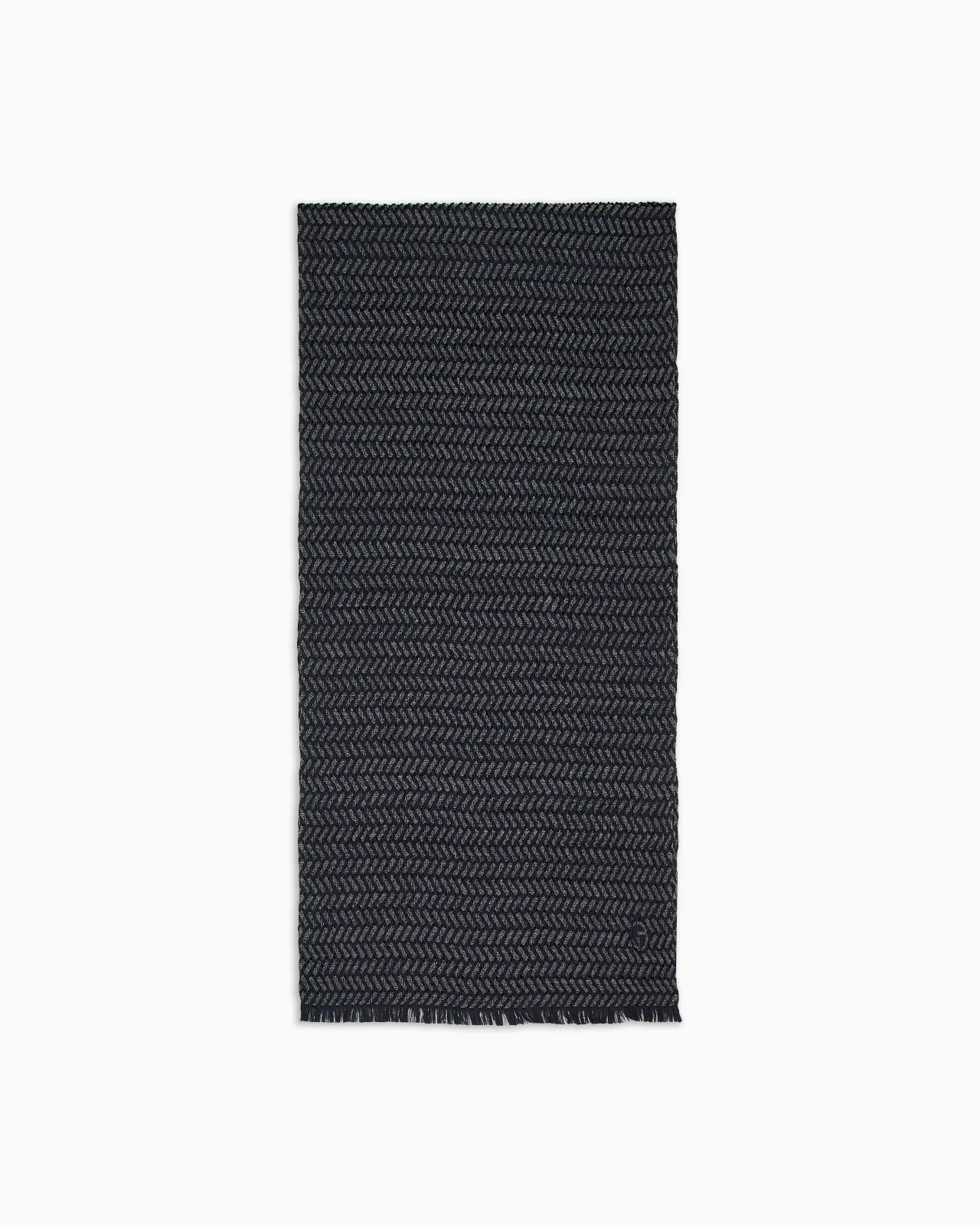 SILK, VISCOSE AND COTTON JACQUARD STOLE - 1