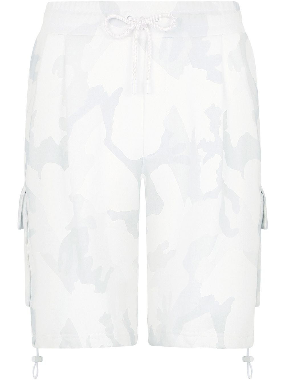 camouflage-print knee-length shorts - 1