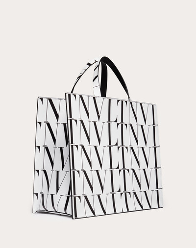 Valentino VLTN TIMES Leather Tote Bag outlook