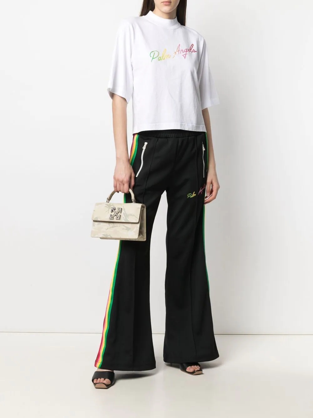 Miami logo flared track pants - 2