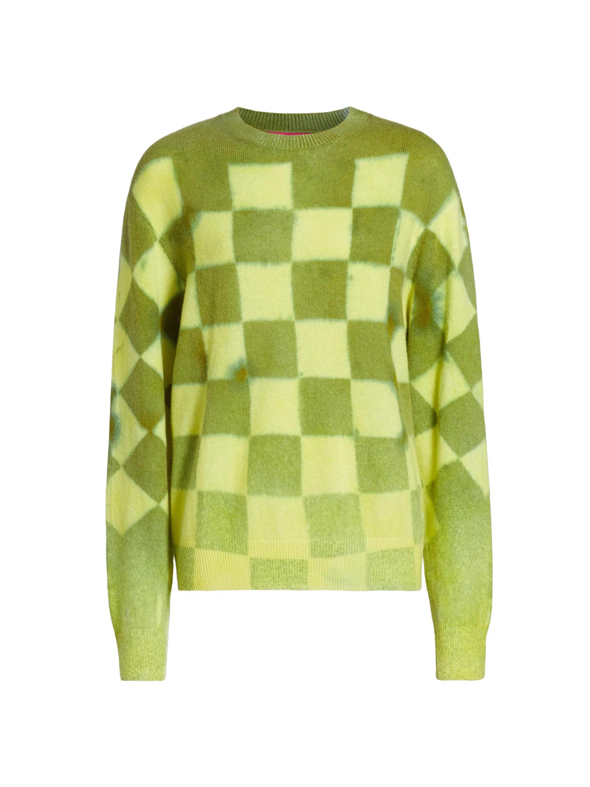 Women's Chess Tranquility Cashmere Sweater - Green - 1