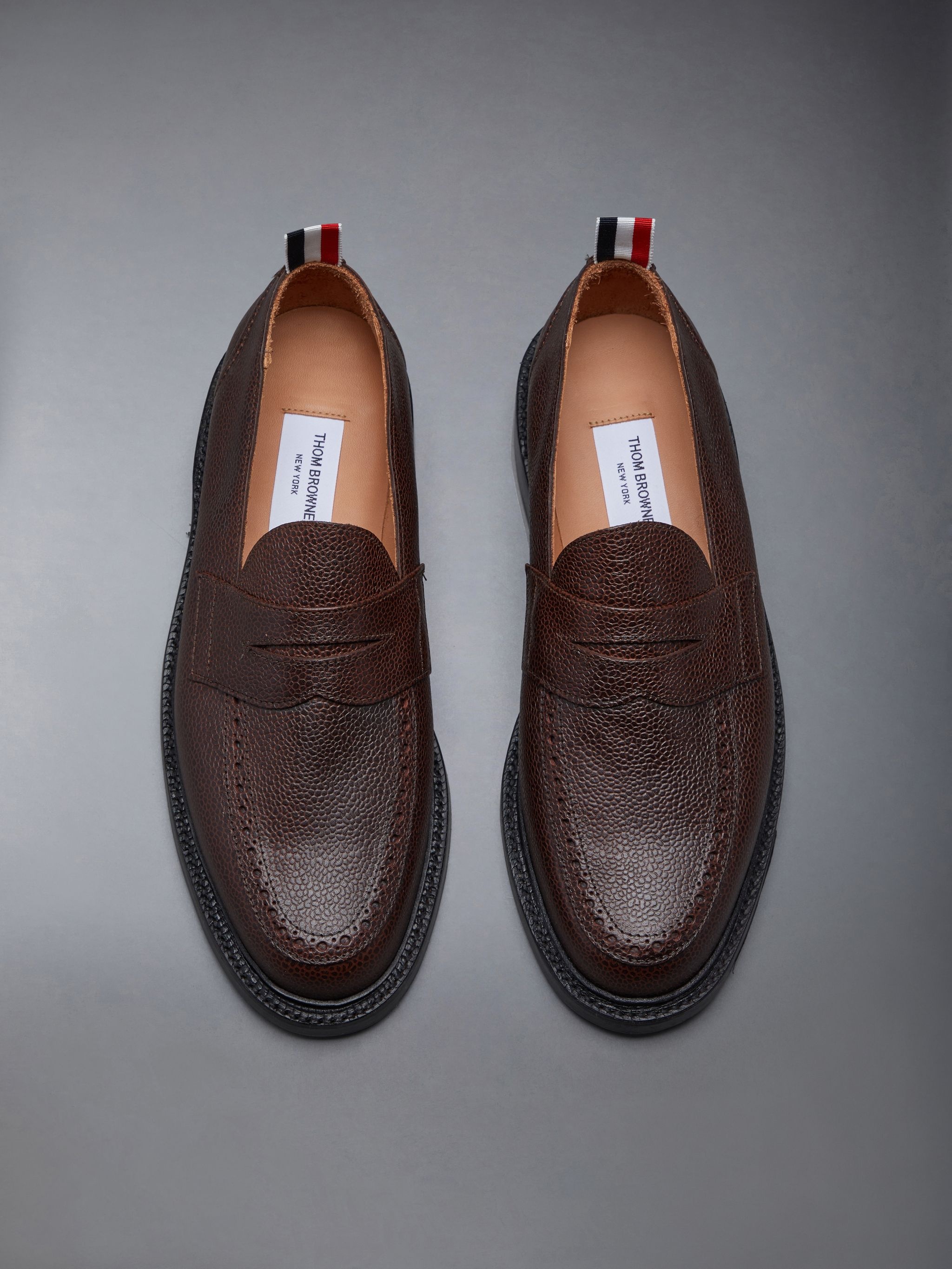 Pebble Grain Penny Loafer - 5