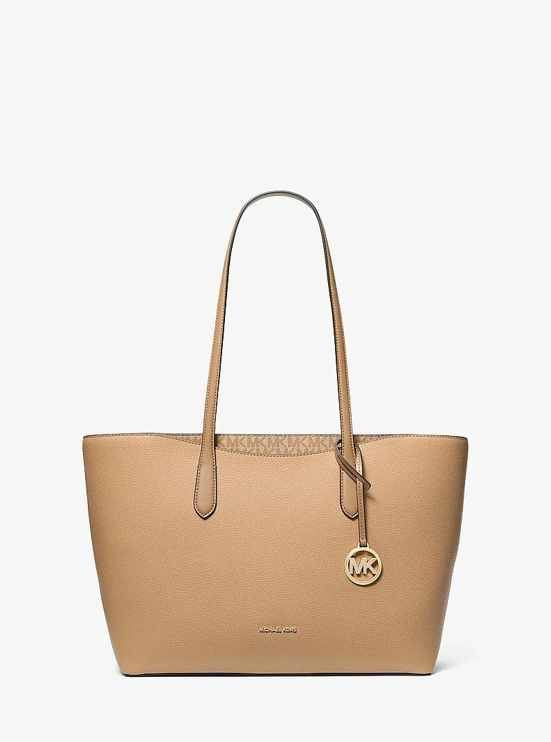 Arden Large Pebbled Leather Tote Bag - 1
