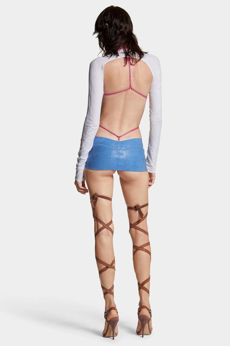 5-POCKET LATEX HOT PANTS 4