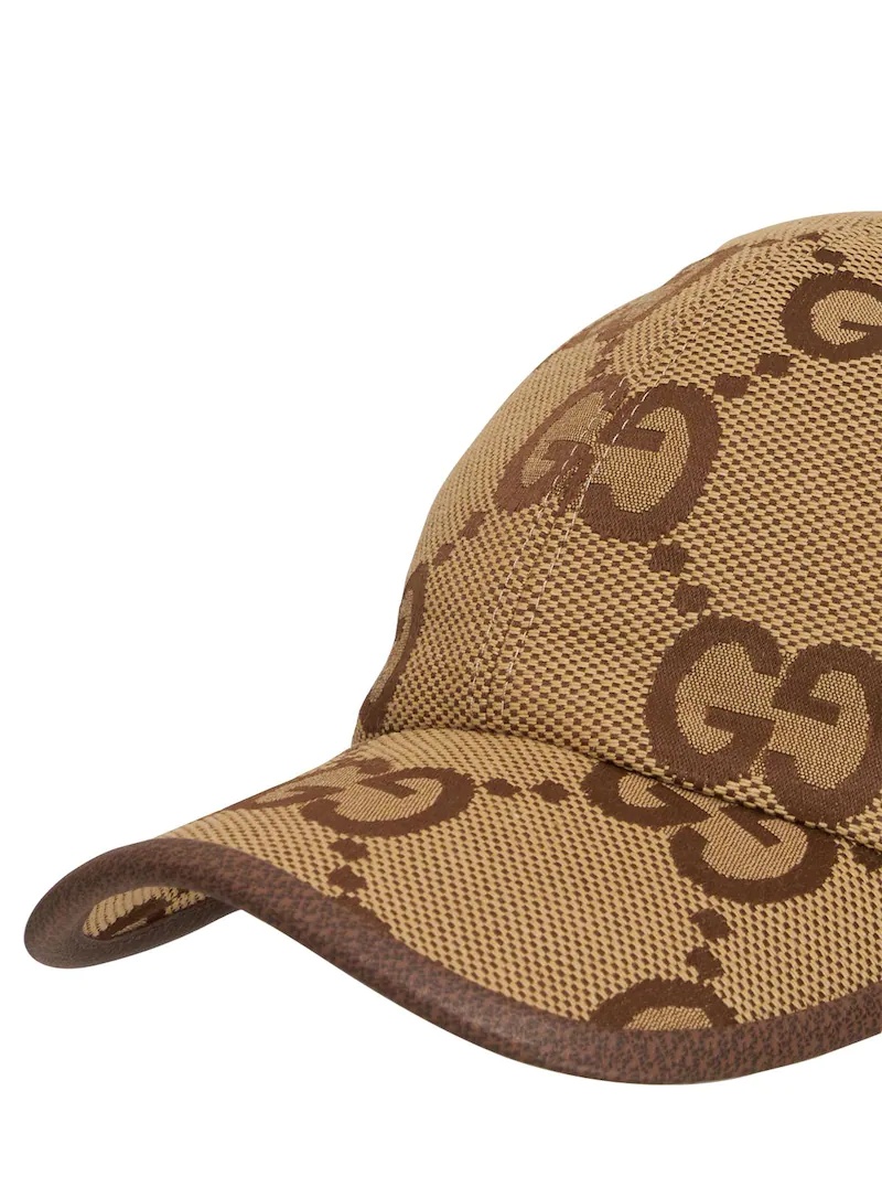 GG MAXI COTTON BLEND JACQUARD HAT - 4