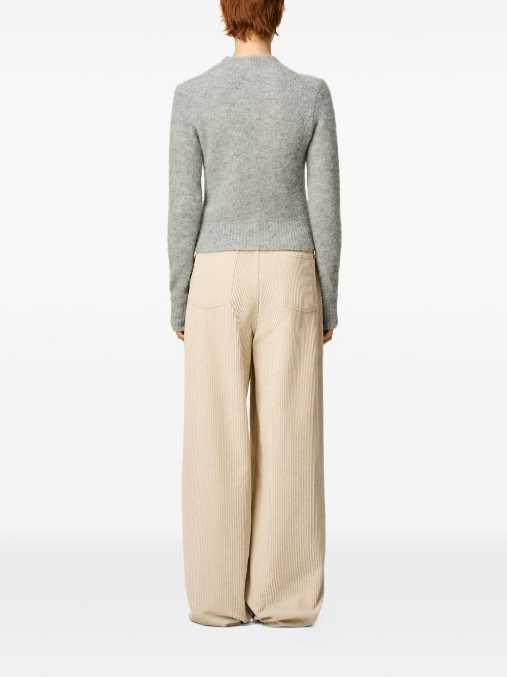 logo-embroidered sweater - 4