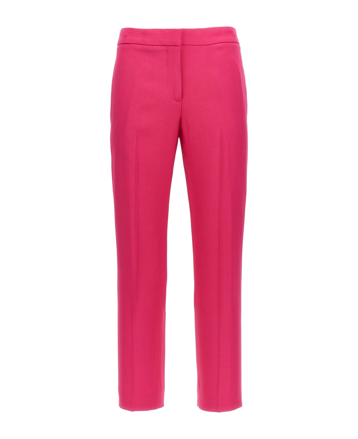 Fuchsia Cigarette Pants With Welt Pocket In Viscose Blend Woman - 1
