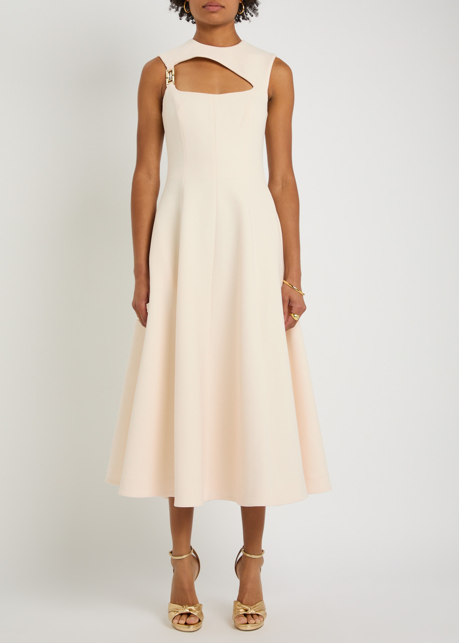 Rebecca Vallance Freja Cut-out Crepe Midi Dress - 2