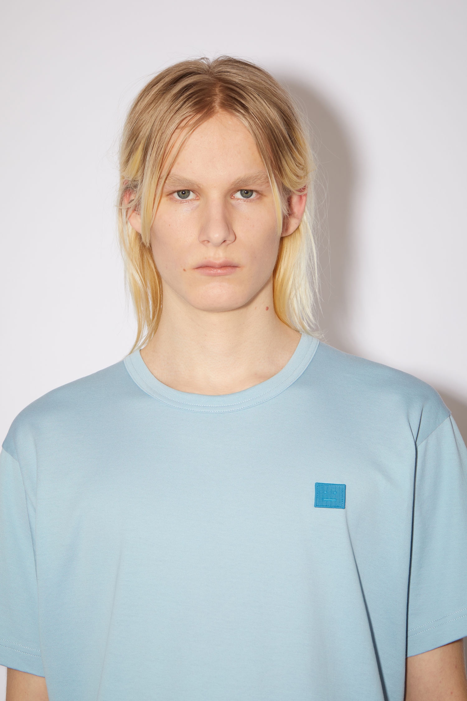 Crew neck t-shirt - Powder blue - 5