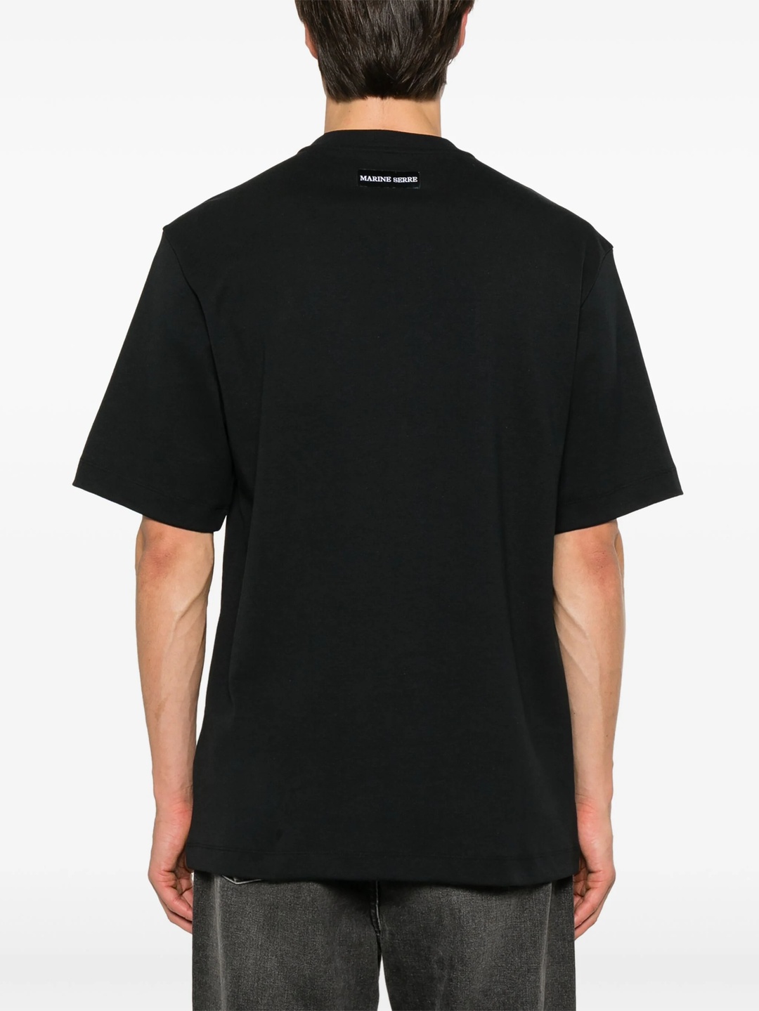 Marine Serre Cotton Jersey Loose Fit T-Shirt | club21