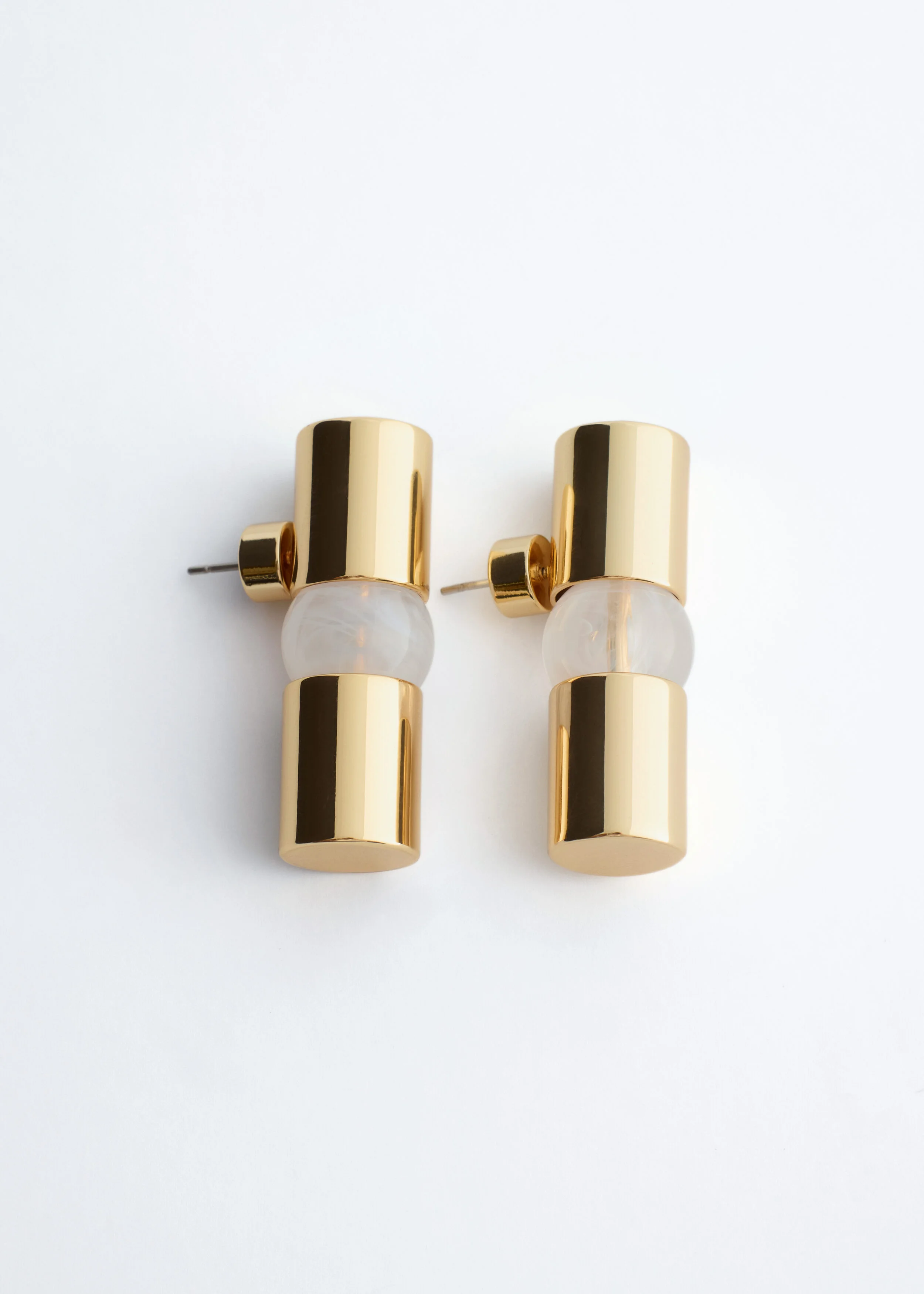 Bar Stud Earrings - 1