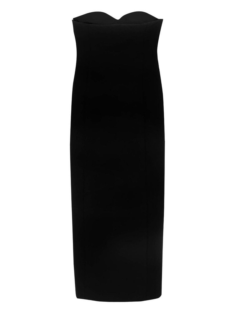 strapless midi dress 1