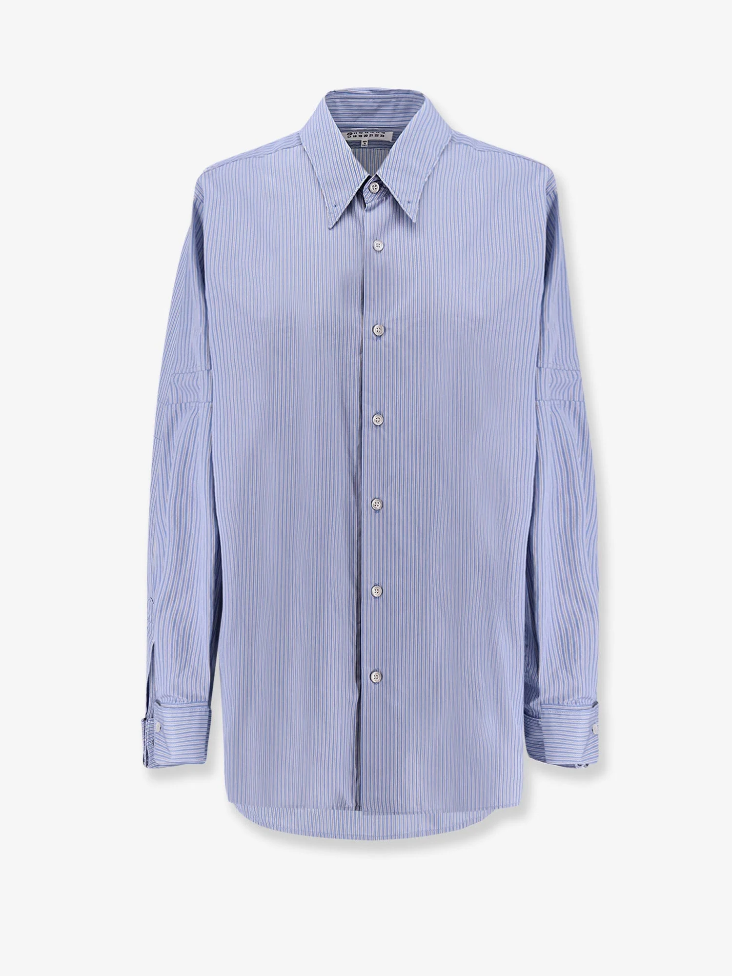 Maison Margiela Women Striped Cotton Shirt - 1