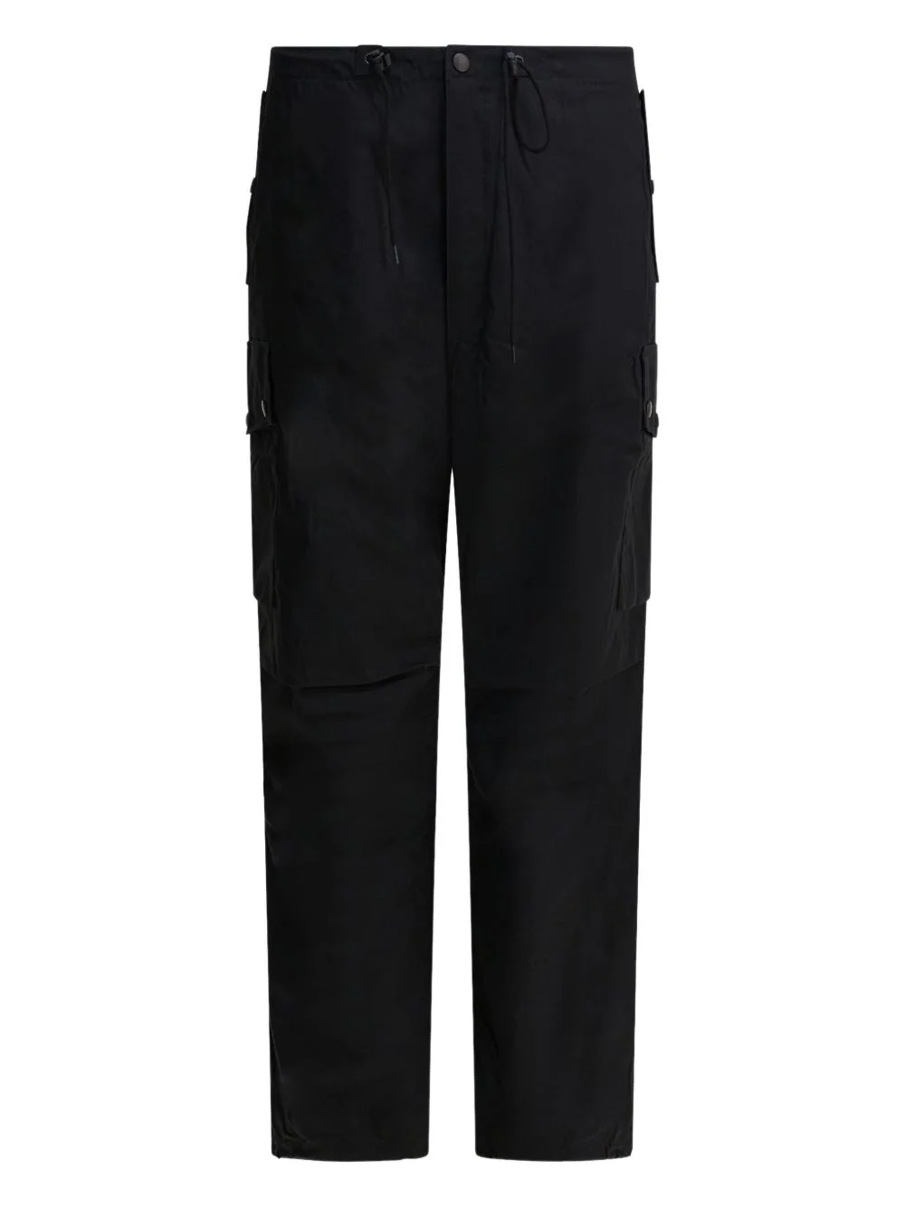 drawstring-waist cargo pants - 1