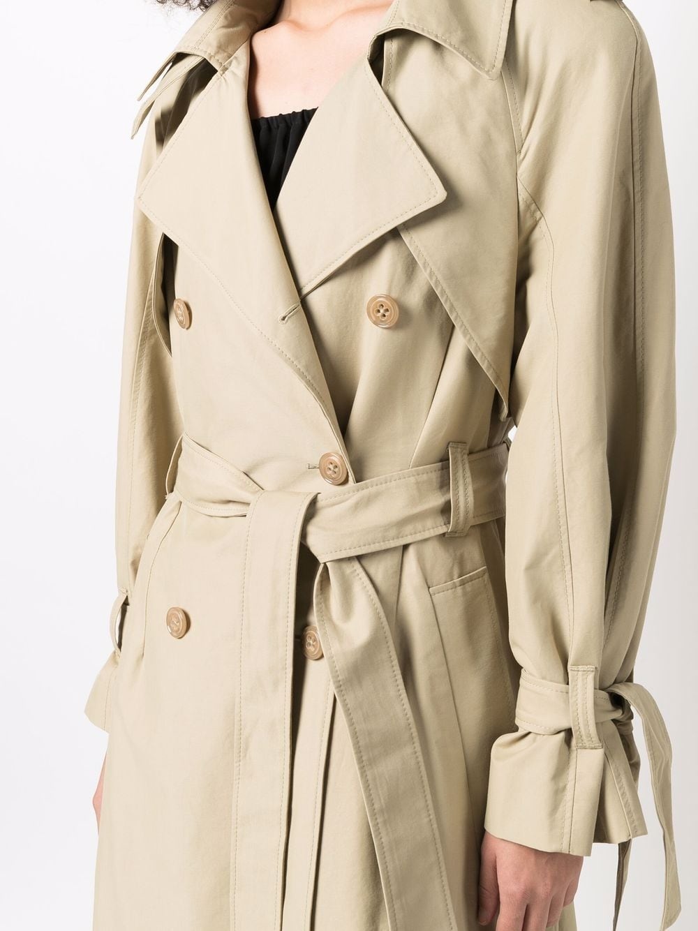 double-breasted trench coat - 5