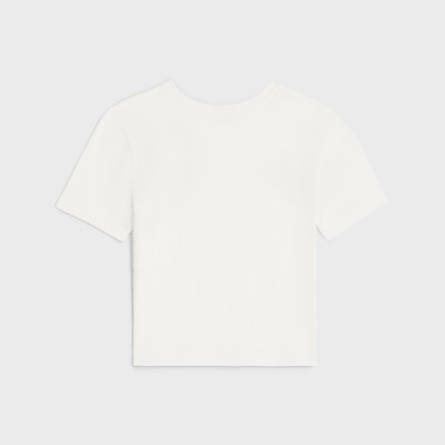 CELINE BOXY TRIOMPHE T-SHIRT IN COTTON JERSEY outlook