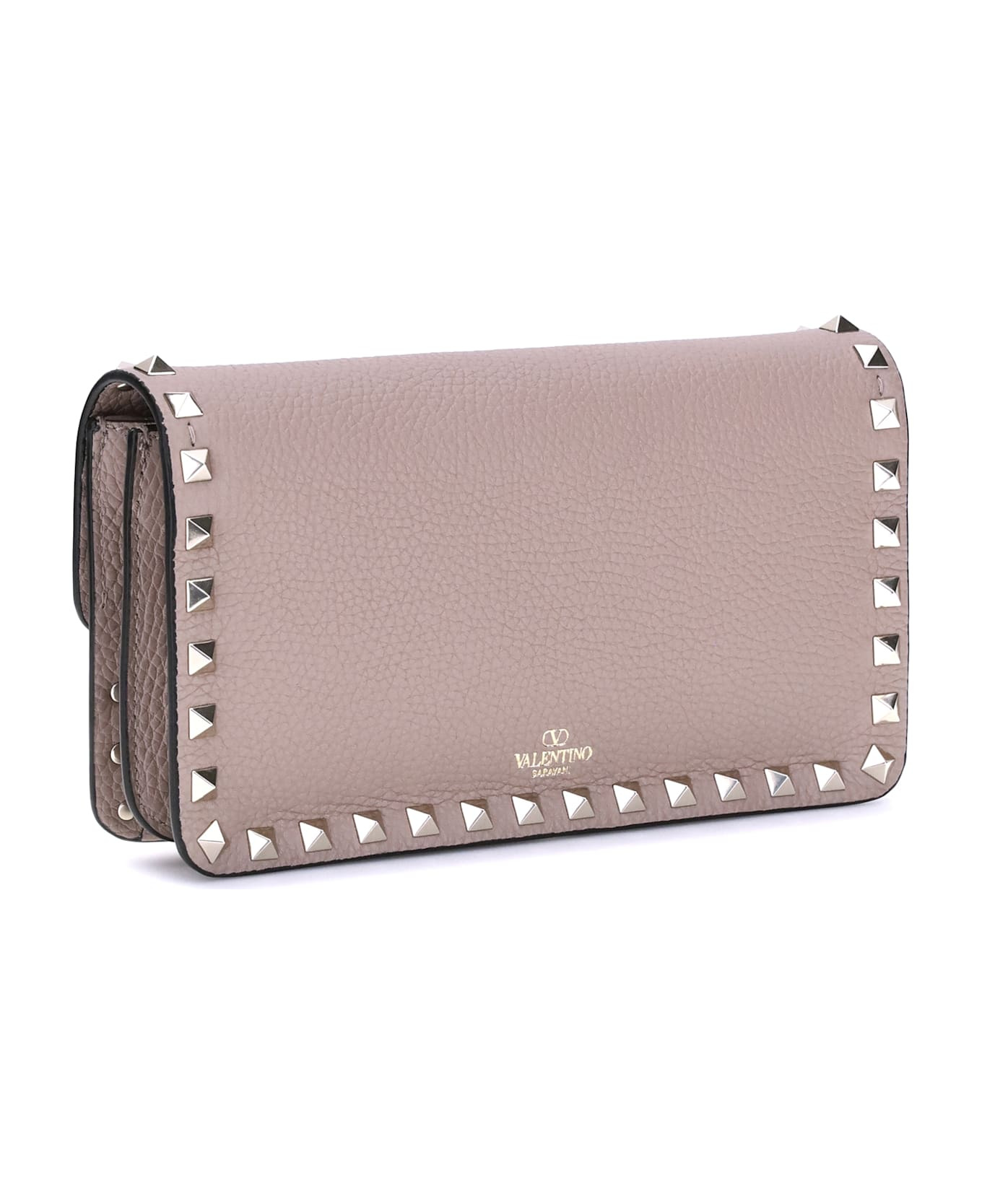 Rockstud Pochette With Chain - 3