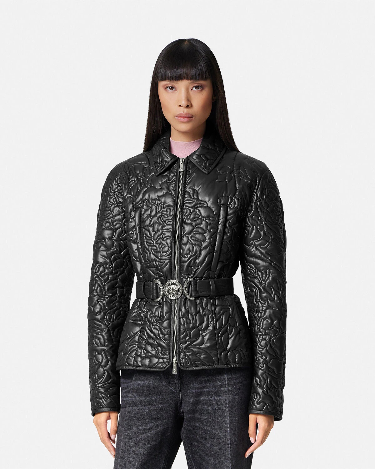 Barocco Quilted Puffer Blouson Jacket - 4