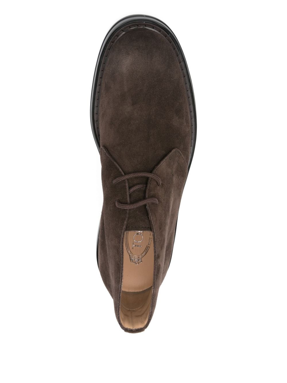 suede lace-up desert boots - 4