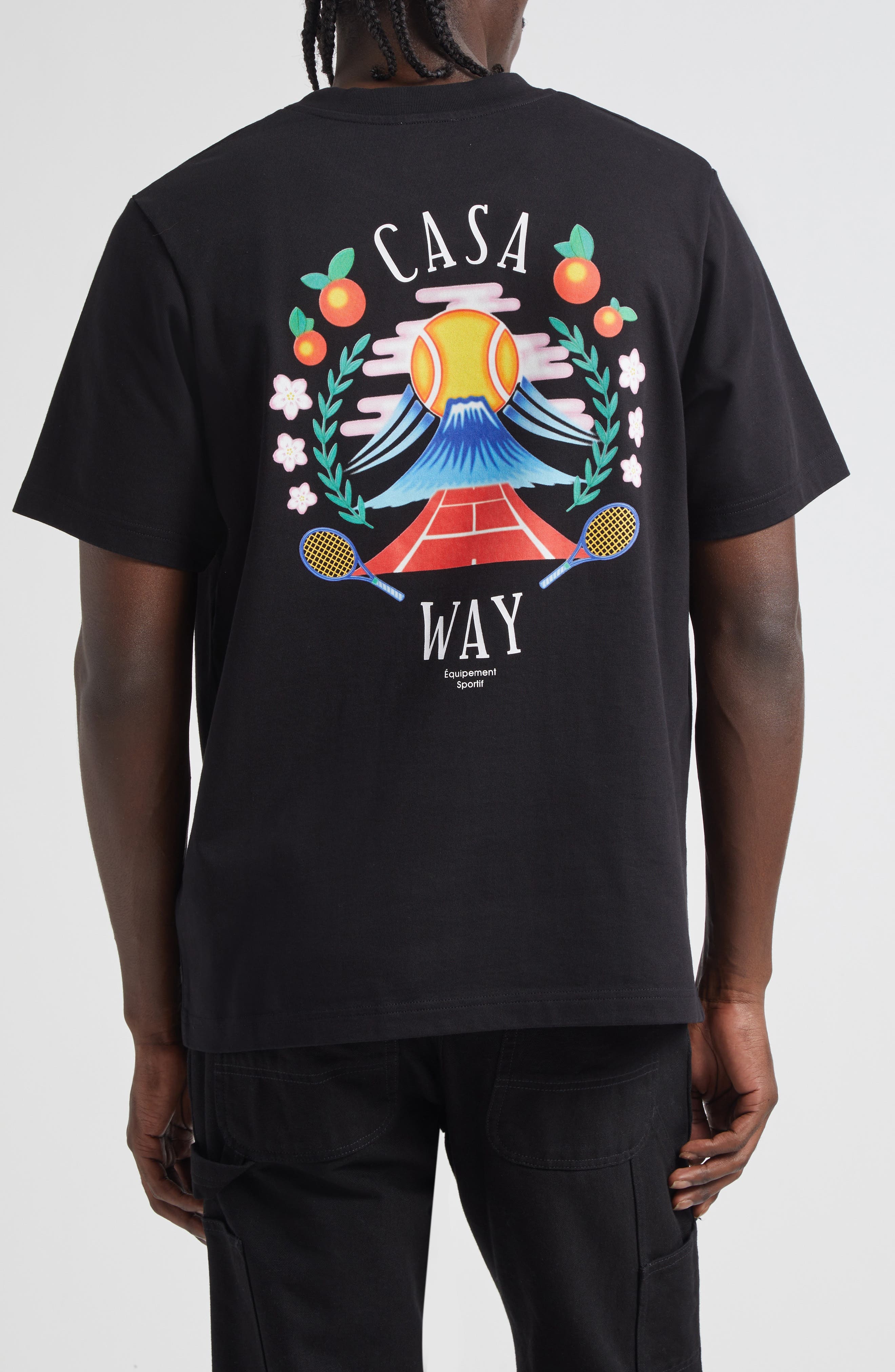 Casablanca Casa Way Mountain Organic Cotton Graphic T-Shirt at Nordstrom - 2