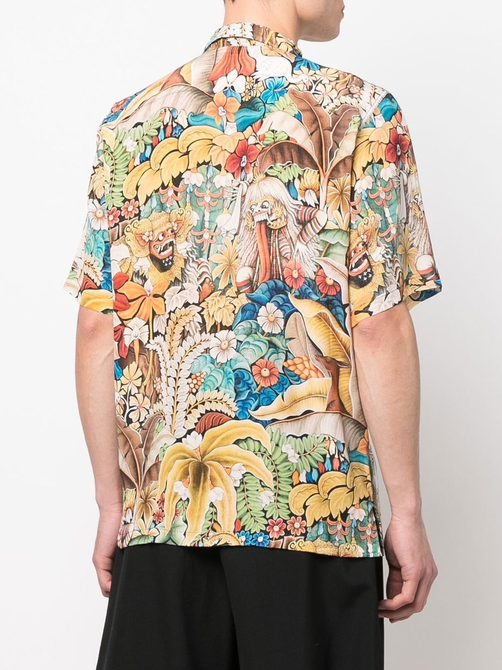 graphic-print short-sleeve shirt - 4
