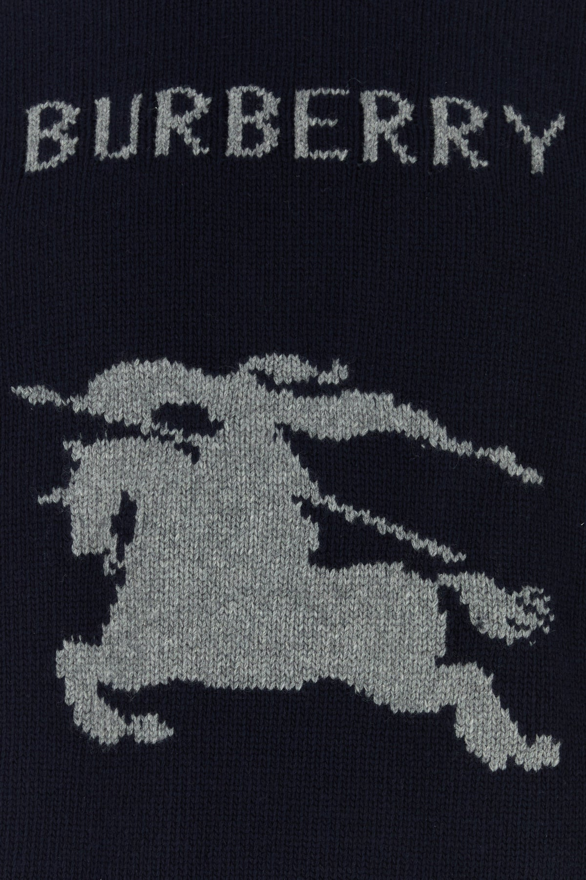 Navy blue wool blend sweater - 3