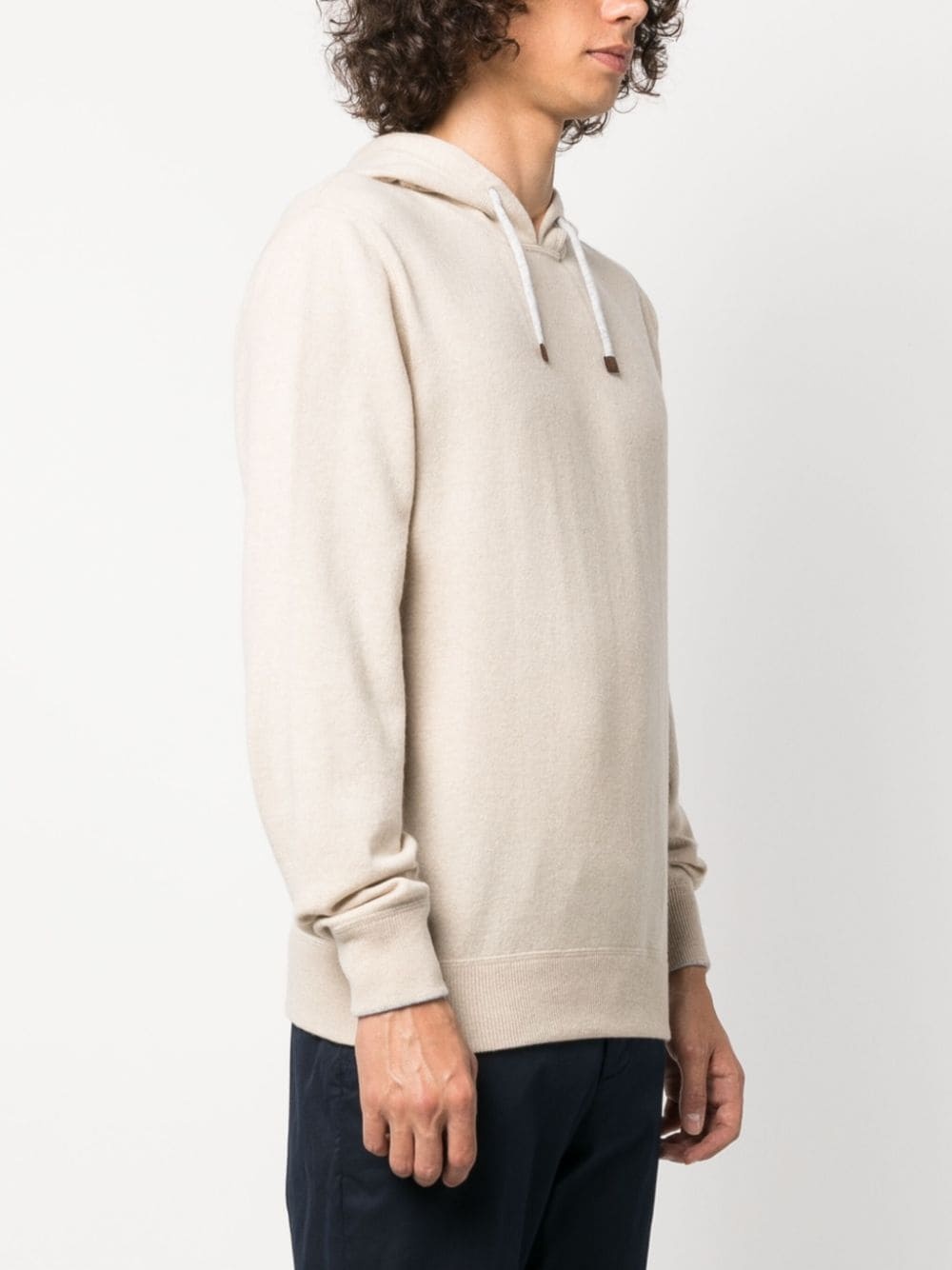 pullover cashmere hoodie - 3