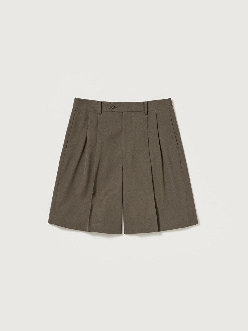 LIGHT WOOL MAX GABARDINE SHORTS 1
