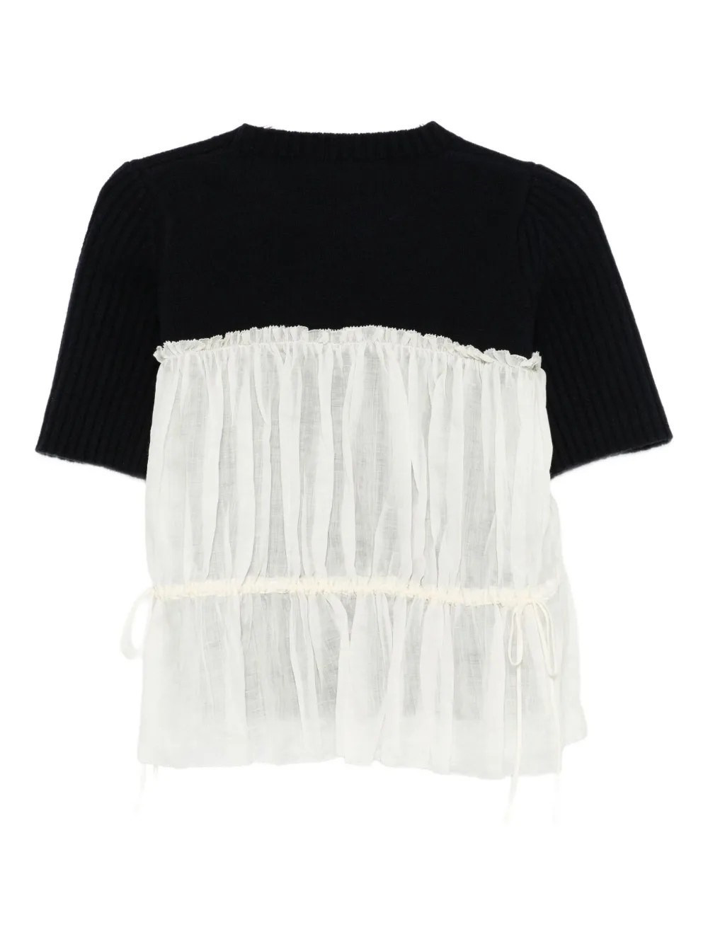 MALLORY COMBO KNIT SWEATER - 3