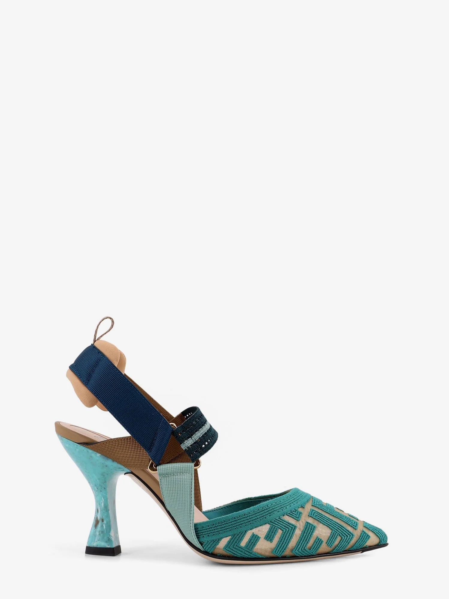 Fendi Colibrì Ff Fabric Décolleté - 1