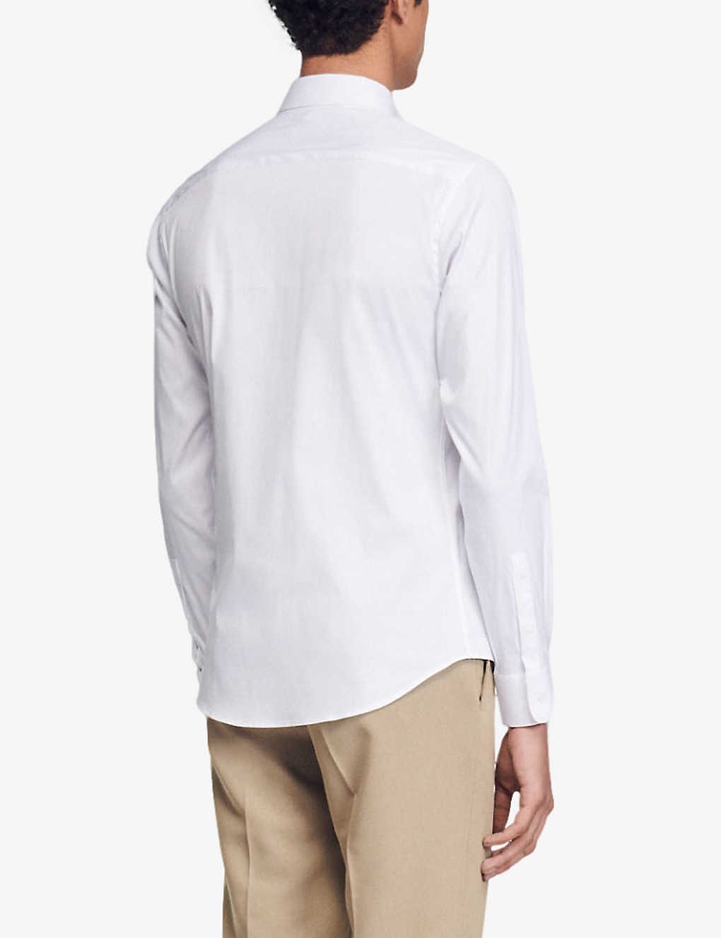 Slim-fit stretch cotton-blend shirt - 4