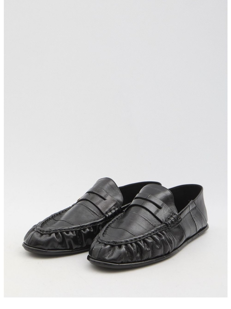 SAINT LAURENT leather loafers outlook